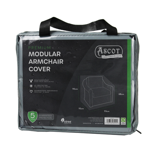 Premium Modular Armchair Cover - 93 X 93 X 68/90 H